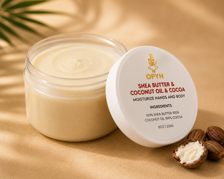 Shea Butter, Coconut Oil & Cocoa Blend